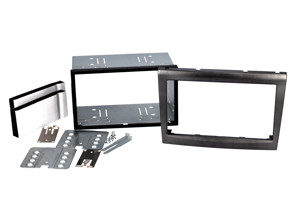 Plaque Fascia Double Din (Anthracite). Porsche 911 (997) / 987 Boxster / 987C Cayman - CT23PO03