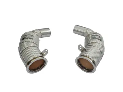 Sports exhaust downpipes with catalytic converter with OPF. Porsche 992.1 Carrera / GTS / turbo / turbo S - 992254400G, 992254400J, 992254400GX, 992254400JX, 992254400L, 992254400LX, 992254450G, 992254450J, 992254450GX, 992254450JX, 992254450L, 992254450LX - 9M992254400