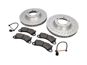 FRONT Brake Pads and Brake Disc Package Porsche 991 S 3.8L - 99135240301, 99135240401, 99135140302, 99735140402