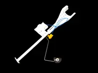 Manómetro de depósito sin brida. Porsche 997.2 - 99762083102, 99762083103