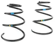 Front Coil Springs (Pair) - Rapeseed Yellow/Blue - for Porsche 987-1 Boxster & Cayman 2005-2008 - 99734353138504, 99734353144504