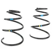 Ressorts hélicoïdaux avant (paire) – Jaune colza/bleu – pour Porsche 987-1 Boxster et Cayman 2005-2008 - 99734353138504, 99734353144504