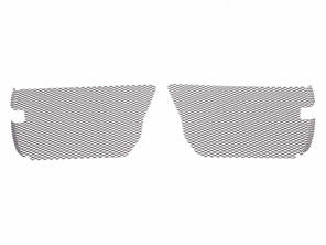 Rennline voorbumper grillset van draadgaas. Porsche 970.1 Panamera / Panamera S