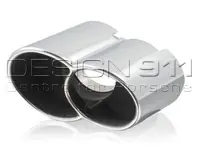 Uitlaateindpijpen 4 buis. Porsche 996 Turbo / 996 GT2 - 99611198101, 99611198201