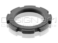 Tuerca de bloqueo inferior del amortiguador. Porsche 993 - 96434350203