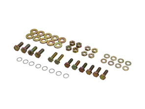 Veerplaat hardware kit. Porsche 911 / 912 / 930 - 2200000, PAA010116, 90003403601, N  0101161, N  0110208