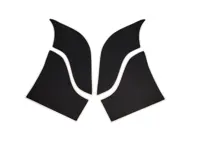 Set di 4 pellicole protettive anti-pietrisco, NERE. Porsche 964 Pellicola protettiva per vernice - PCG55932515