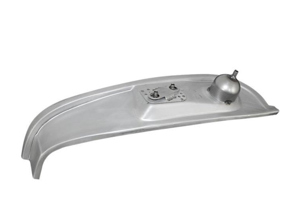 Türschlosspfosten links komplett mit Tasche SWB. Porsche 911 / 912 1965-68 - 90150306122, 90150306321, 90150306121GRV, 90150306141, 90150306141GRV - PP210AL, P210AL