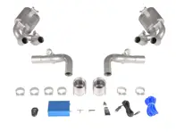 Système d'échappement 991.1 Mise à niveau vers 991.2 GT3 avec tuyau intermédiaire pour Porsche 991.1 2WD - 992GT3FRKIT, 992GT3RRKIT