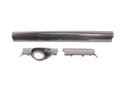 Dashboardbekledingset van koolstofvezel van Rennline LHD. Porsche 958 Cayenne 2011-14. - 95855222105BX3, 95855222605BX3, 95855222205BX3 - I172