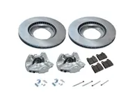 Kit étrier, disque et plaquettes de frein avant. Porsche 911 / 911 SC - 477405083A, 477405083D, 91135104120, 91135195006, 91135194901, 91135195001, 91135195002, 91135195008, 91135195011, 90135199700, 91135193800, 91135194401, 91135194405, 91135195000, 92335190100, 94435195006, 91135142502, 91135142602