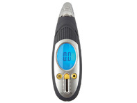 Digital tyre gauge with tread depth gauge