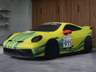 Indoor car cover 'Grello' design for Porsche 992 GT3 - 99204401230