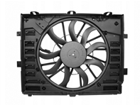 Luftkanal für Wasserkühler mit Lüfter. Porsche 958 Cayenne >>2014 - 95810606112, 95810606120, 95810606110, 95810606111