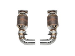 Fabspeed HJS German Sport Catalytic Converters. Porsche 997.2 GT2 RS (2011) - 99711301080, 99711300980 - FS.POR.9972GT2RS.SC
