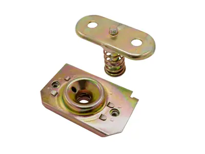 Heckklappenschloss-Set Ober- und Unterteil PORSCHE 911 1965-89 / 912 - 93051205200, 90151205200, 64451151101