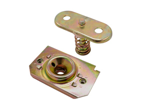Jeu de serrures de couvercle de coffre arrière parties supérieure et inférieure PORSCHE 911 1965-89 / 912 - 93051205200, 90151205200, 64451151101