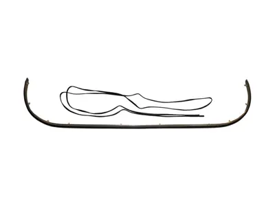 Chromen sierlijst voorbumper met slagrubber. Porsche 911 - 90150504132, 90150504100, 90150504102, 90150504130 - 1684300306, 9305