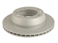 Rotor de disco de freno, Trasero. Porsche 911 1984-89 3.2L Sport Coat Z - 460.1505.52, 91135204109, 91135204108, 92039700 - 460.1505.52