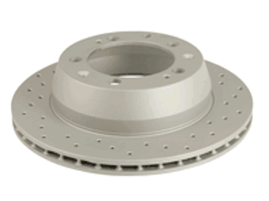 Remschijfrotor, Achter. Porsche 911 1984-89 3.2L sportjas Z - 460.1505.52, 91135204109, 91135204108, 92039700 - 460.1505.52