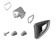 后角窗通风套件 Weissach Pack。保时捷 718 Cayman GT4