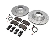 Pack Plaquettes et Disques de Frein ARRIÈRE Porsche 997 Turbo ABS - 99735240502, 99735240602, 99761275402, 99735208602, 99735294905