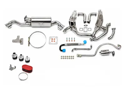 Pack Performance Sport : Double sortie d'échappement quadruple. Porsche 911 Turbo Flatnose - 93011103806, 93021103301, 93021103304