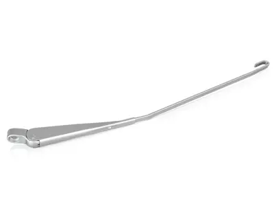 Braccio del tergicristallo anteriore, argento. Porsche 911F 1965-67 - 90162893000, 90162892900