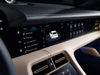 Display unit and control panel with 'touchscreen'. Porsche Taycan LHD - 9J1919599F, 9J1919599M