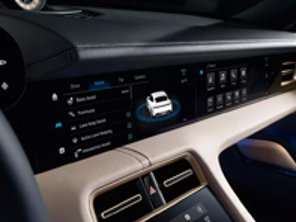 Unité d'affichage et panneau de commande avec 'écran tactile'. Porsche Taycan LHD - 9J1919599F, 9J1919599M