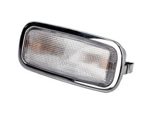 Luz interior con bisel cromado. Porsche 356/911/912 - 90163210100 - JG.101.02