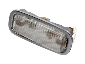 Binnenverlichting met chromen omlijsting. Porsche 356 / 911 / 912 - 90163210100 - JG.101.02