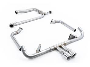 Milltek Sports Exhaust With Cat Replacement Pipe And Polished Trims. Porsche 718 GTS 2.5L - 982251052E, 982251052F, 982251052G, 982251052J, 982251052L, 982251051D, 982251051K, 982251051F, 982251051G, 982251051J, 982251051L - SSXPO144