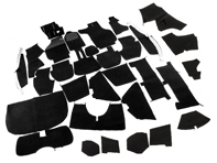 Complete tapijtset interieur voor Porsche 911 85-89 Cabriolet LHD