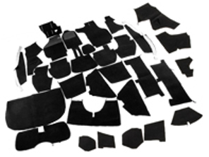Kompletter Innenraum Teppichsatz für Porsche 911 85-89 Cabriolet LHD
