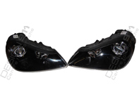 Headlamp Sports Black Version Litronic Porsche Cayenne 957 2007>> - 95563117540, 95563117640