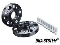 Spurverbreiterungen H&R DRA TRAK+ System in schwarz PCD5x130 für Porsche