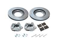 前制动钳、制动盘和制动衬块套件。保时捷 911 / 911 SC - 477405083A, 477405083D, 91135104120, 91135195006, 91135194901, 91135195001, 91135195002, 91135195008, 91135195011, 90135199700, 91135193800, 91135194401, 91135194405, 91135195000, 92335190100, 94435195006, 91135142502, 91135142602