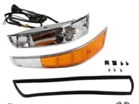 Vorderes Blinkergehäuse, Aluminiumguss, inkl. Linse, Kabelbaum und Dichtung. Porsche 911 68-73 - 91163140130, 90163140103, 90163140203, 91163140230 - 1695402270, 1695402280