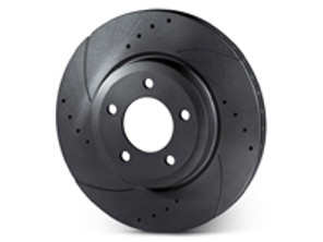 Drilled and slotted brake disc rotor front. Porsche 955 Cayenne (OE No 95535140141 & 95535140241) - 95535140141, 95535140241, 95535140140, 95535140100, 95535140241, 95535140240, 95535140200