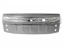 Panel de pestillo frontal con orificio para tanque de lavado. Porsche 911 1968-73 - 90150103121GRV, PP230B, P230B, 90150103139GRV