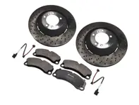 Front Brake Disc and Pad Package. Porsche 718 Boxster Spyder / 718 Cayman GT4 - 98135140581, 98135140681