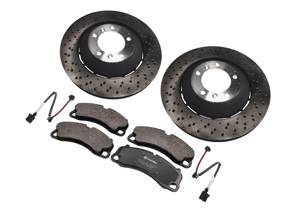 Front Brake Disc and Pad Package. Porsche 718 Boxster Spyder / 718 Cayman GT4 - 98135140581, 98135140681