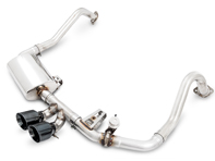 AWE SwitchPath™ uitlaatsysteem met zwarte uiteinden voor Porsche 718 Boxster / Cayman - 3025-33020, 3025