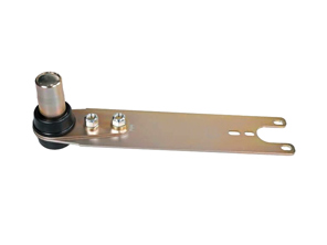 Verstelbare veerplaat verzinkt - gesloten type. Porsche 356 / 356A / 356B - 64433313100, 64433313101, 64434104, 64434105, 35634151 - PR08048P