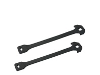 Air filter housing strap kit. Porsche 928 turbo / 928 - 92811036301, 92811036300, 93111020500