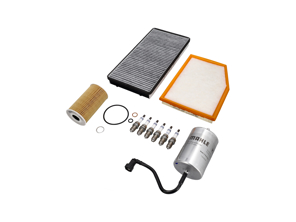 Kit di manutenzione motore - Filtri aria/carburante/olio, candele e altro - Per Porsche 986 Boxster 2.7L e Boxster S 3.2L 2000-2004 - 99610722560, 99610731351, 0PB115499A, 99611013103, 99611013104, 90012310630, 99657221901, 99657221902, 99657121903, 99757121900, 99757121901, 99757121902, 99917020791