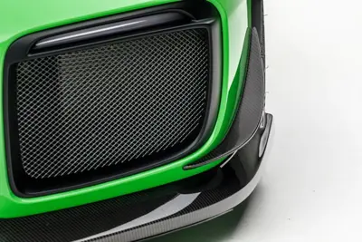 Front bumper canards in high gloss carbon fibre. Porsche 991 GT2 2017 to 2019