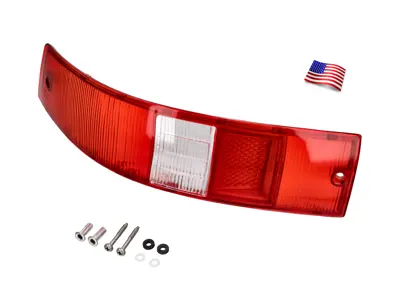 Lente indicatore posteriore senza bordo (SWB). Porsche 911/912 1963-68 USA - 91163192401, 91163192301, 14879, 14879/D, 14879/S
