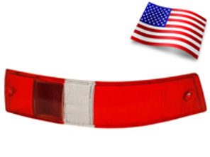 Cabochon de clignotant arrière sans cerclage (SWB). Porsche 911/912 1963-68 États-Unis - 91163192401, 91163192301, 14879, 14879/D, 14879/S